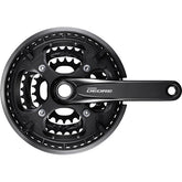Shimano Fc-T6010 Deore 10-Speed Chainset 48/36/26T With Chainguard Black 175 Mm Cranks